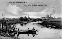 Partie an der Havel mit Falzziegel - Fabrik