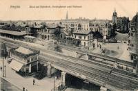 Steglitz Blick auf Bahnhof-, Kuhligkshof und Rathaus