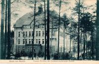 Gruss aus Beelitz  Frauen Pavillon der   Landesversicherungs-Anstalt
