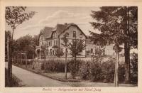 Beelitz  Anlagenpartie mit Hotel Jung