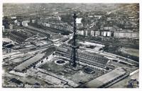 Funkturm und Messegelände, Flugzeugaufnahme