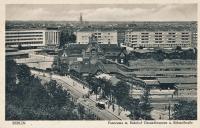 Berlin Panorama m. Bahnhof Gesundbrunnen u. Behm Straße