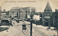 Berlin Schöneberg - Kolonnenbrücke, heute Julius-Leber-Brücke, mit Kolonnenstraße